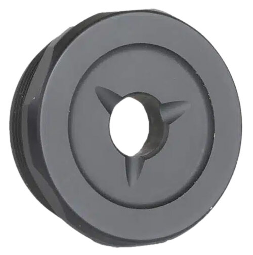 Jk Armament JK155PROEC30 Pro Flash Reducer End Cap 30Cal 1.375"x24 Ti6AL4V Titanium Black