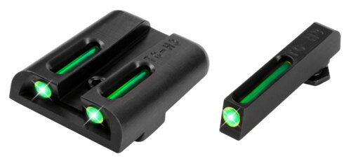 TruGlo TG131GT2 TFO  Green/Tritium/Fiber Optic Front Sight-Green/Tritium/Fiber Optic Rear Sight Glock 20/21