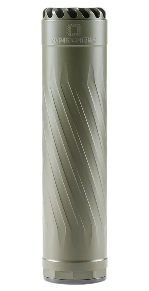 Anechoic X35OD Anechox 35 35Cal/338Lapua Olive Drab Stainless Steel/Titanium 1 3/8"x24 w/ 1/2"x28 DTA