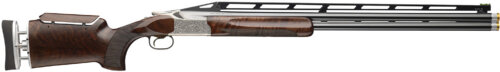Browning 0183574002 Citori 825 Trap Max 12 Gauge 2.75" 32" Polished Blued Invector-DS Extended Silver Nitride Steel Receiver/High Gloss Black Walnut Stock