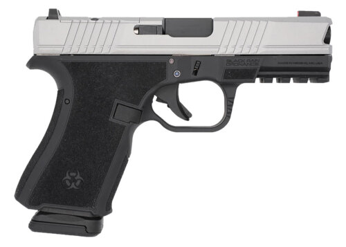 Black Rain Ordnance FL9MMBLKSM   Compact Frame 9mm 15+1 4" Stainless Steel Slide