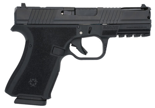 Black Rain Ordnance FLP9MMBLK   Compact Frame 9mm 15+1 4" Stainless Steel Slide