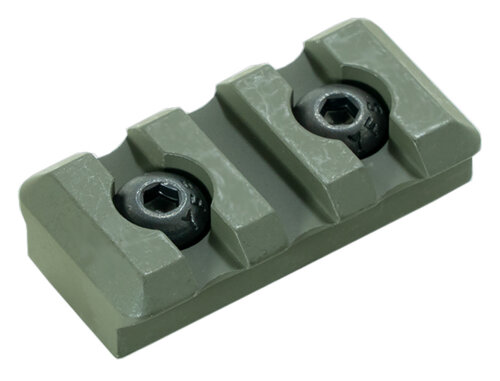 Timber Creek Outdoors M3SPROD M-LOK 3 Slot Picatinny Rail  OD Green Aluminum Fits AR-Platform