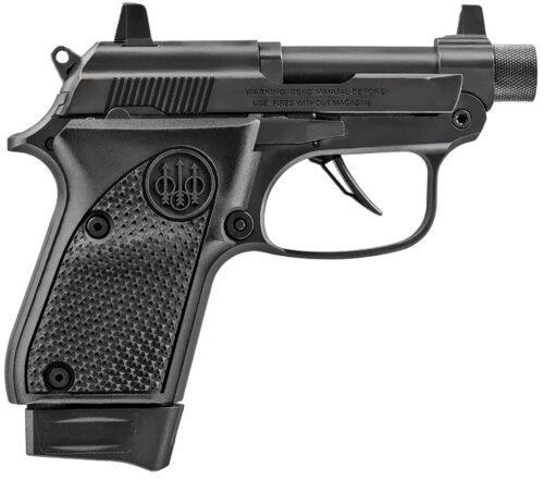Beretta USA J20X22R8TB 20X Bobcat 22 LR 8+1 2.80" Black Steel Barrel, ELS/Serrated Steel Slide & Polymer Frame w/Beavertail, Helica Texture Grip