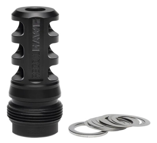Browning 001293095 Xeno Recoil Hawg Black Matte Stainless Steel M13x1.25 Threads 2.20" OAL