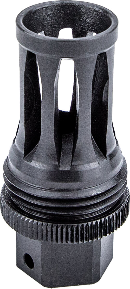 Kgm Suppressors A-QD-FH-S-1 Quick Detach Flash Hider Black Nitride Steel 1/2"x28 Threads