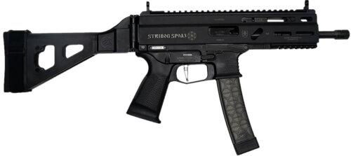 Grand Power 850003223117 Stribog SP9A3 9mm Luger 30+1 Black SB Tactical Brace