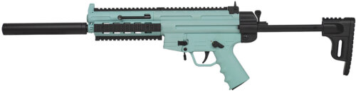 ATI GERGGSG1610M GSG-16  22LR 10+1 16.25" Black Non-Threaded Barrel, Mint Green Picatinny Rail Polymer Receiver, M-LOK Handguards, Collapsible w/Storage Compartment Black Synthetic Stock, Mint Polymer