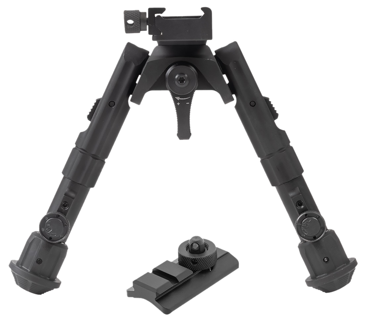 Leapers TLBP02B Recon 360 Matte Black Anodized 5.60-7.20" Aluminum