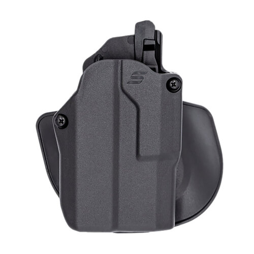 Safariland SOLIS1565A0C3411 Solis ALS  OWB Black Belt Slide/Paddle Mount Right Hand