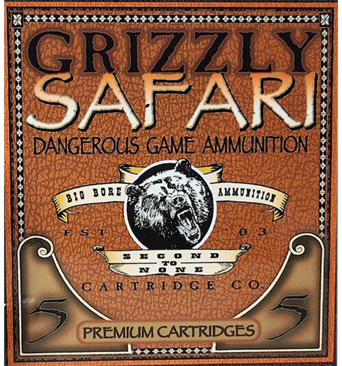 Grizzly Ammo GC5/416NE2 500-416NitroExpress 400gr Solid Brass 5 Per Box/10 Case