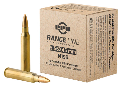 TR&Z PPR556   5.56mm 55gr Full Metal Jacket Boat Tail 20 Per Box/50 Case