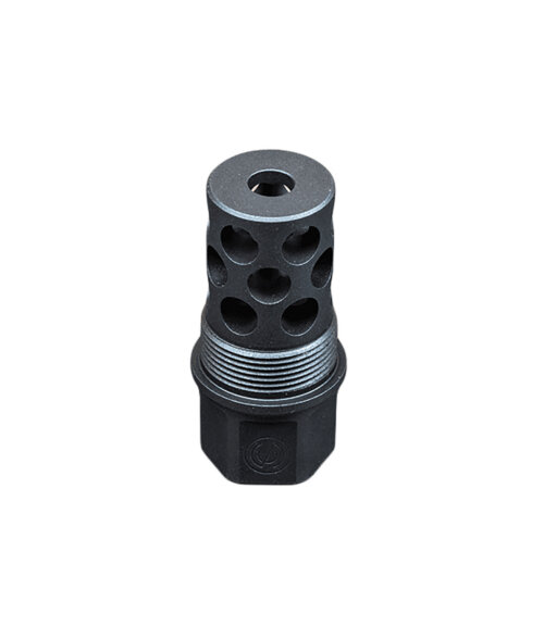 SilencerCo AC5232 TOMD Muzzle Brake Black Matte 1/2"x28 Threads 30 Cal