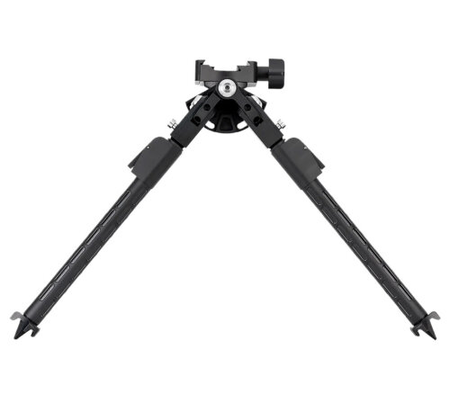 Mdt Sporting Goods Inc 106343BLK CKYE-POD Single Pull Bipod 9-15" High Black Anodized Aluminum