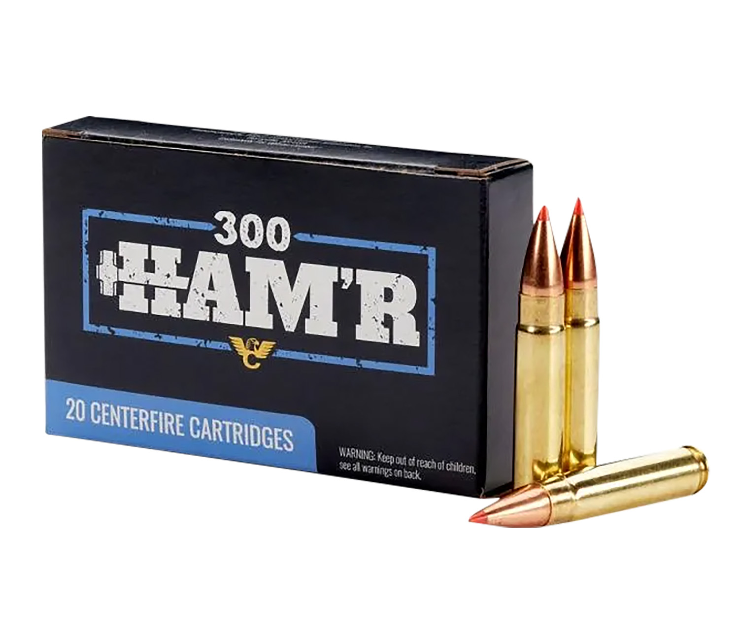 Wilson Combat A300HMR110VMAX 300HAM'R 110gr V-Max 20 Per Box/10 Case,Centerfire Rifle Rounds