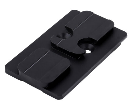 XS Sights GLOM001SM1ACRO Glock MOS Optic Plate  ACRO Footprint Black Nitride Steel