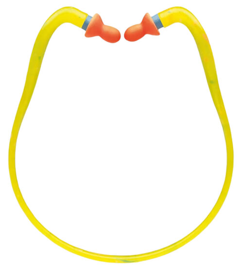 Howard Leight RQB1S Quiet Band Hearing Protector 27 dB In The Ear Yellow/Orange One Size