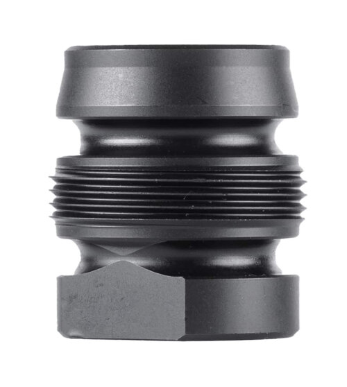 Dead Air DA143 Xeno Xero Black 4140 HT Alloy Steel 9/16x24 RH Threads 1.105" OAL 0.99" Diameter 9mm