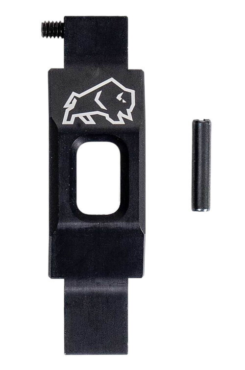 Tapco TAP22064  Trigger Guard Straight Black Aluminum For AR-15