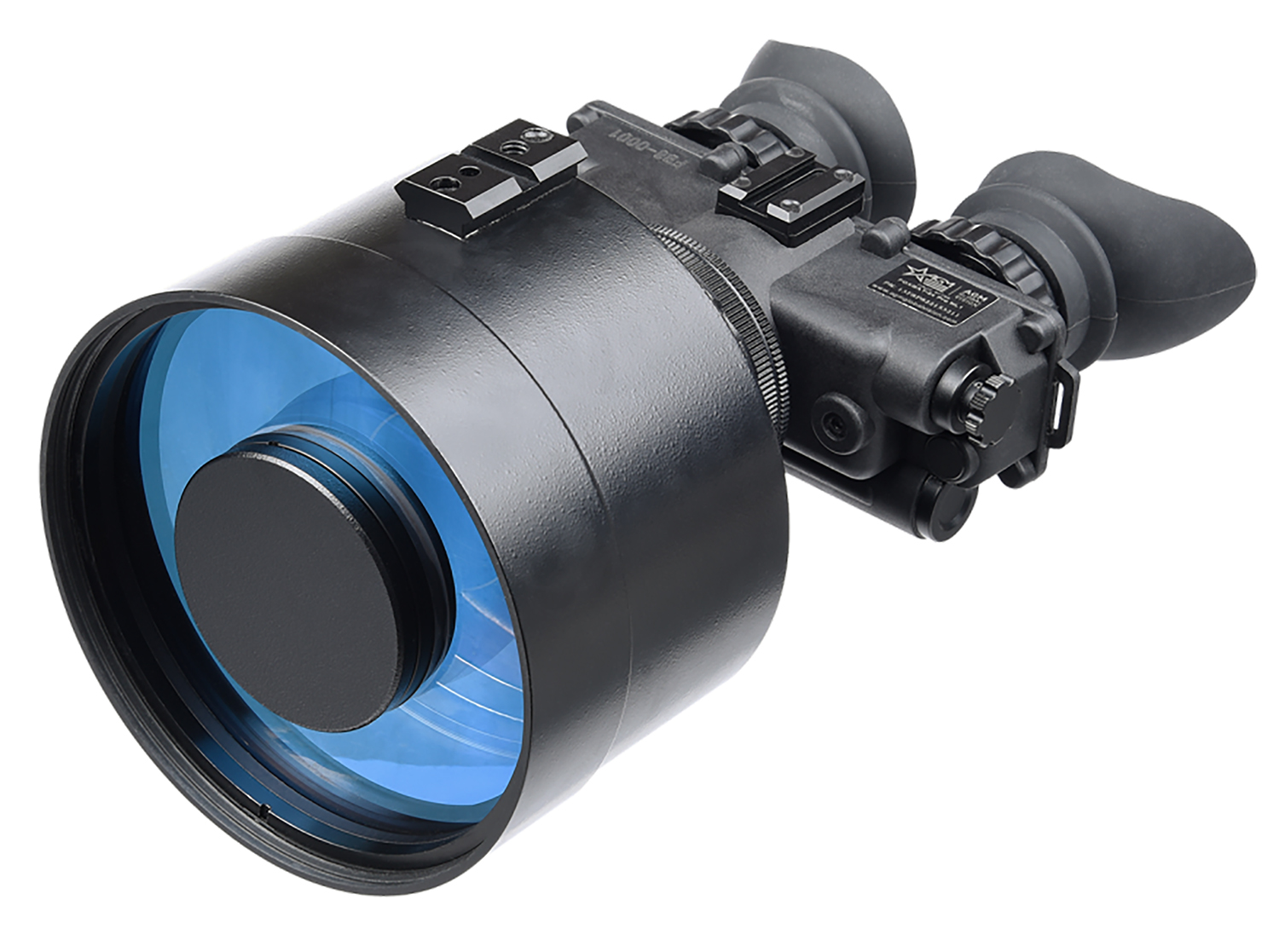 AGM Global Vision 13F8P82325301 FoxBat-8 3AL1 Night Vision Black 8x