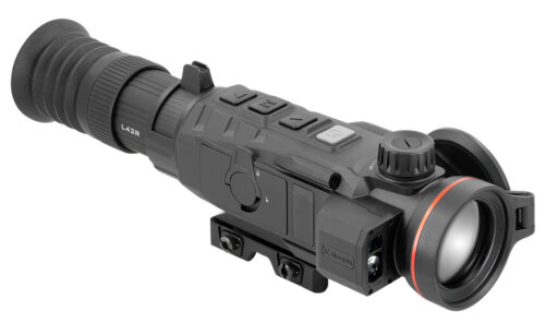 Nocpix RICO2L42R RIco 2 L48R LRF Thermal Weapon Sight Black 4x42mm Multi- 1 DIY/1 Dynamic/6 Static Reticle, 384x288, 12 Microns, 60 Hz Resolution, Zoom Digital 4x