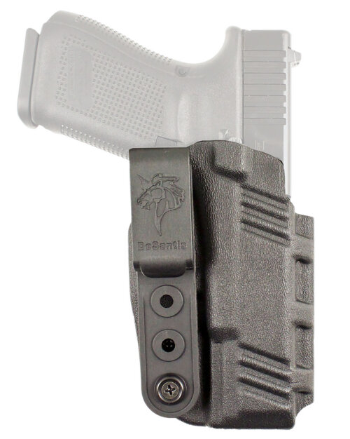 DeSantis Gunhide 137KJA09Z0 Slim-Tuk  IWB Black Kydex Fits S&W Shield X Ambidextrous