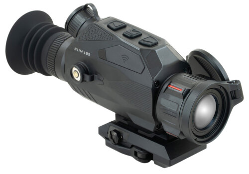 Nocpix SLIML25 Slim L25 Matte Black 25mm Multi- 1 DIY/1 Dynamic/6 Static Reticle 384x288, 12 Microns, 50 Hz Resolution
