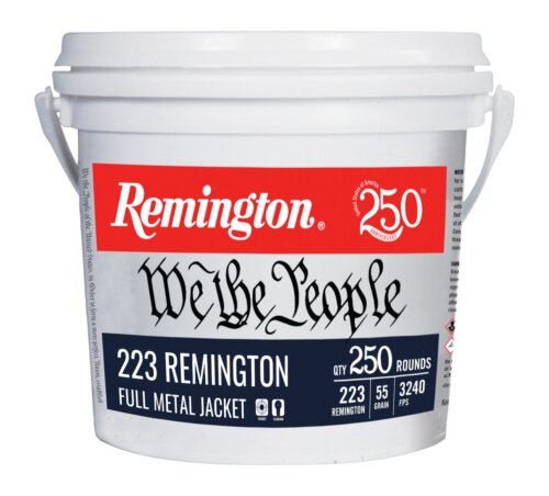 Remington Ammunition 21388   223Rem 55gr Full Metal Jacket 250 Per Box/4 Case