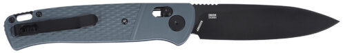 CRKT K430GKP Counterpart  EDC 3.38" Folding Drop Point Plain Black Oxide 12C27 Sandvik SS Blade, Gray Textured GRN Handle