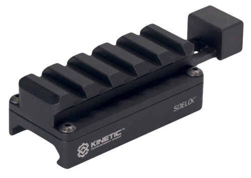Kinetic Development Group SID5-050 Sidelock Universal Riser Short Black Aluminum