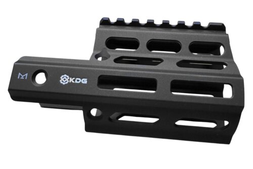 Kinetic Development Group STR5-MK2-010 SRX3 MK2 Stribog Rail Extension Black Aluminum Compatible w/ Stribog SP9 Models w/ MLOK Receivers