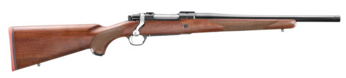 Ruger 67102 Hawkeye Hunter 243 Win 4+1 16.60" Satin Blued Threaded Barrel, Satin Blued Steel Receiver w/Integral Scope Mount, American Walnut Fixed Stock, Right Hand