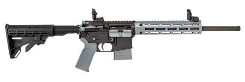 Tippmann Arms A101226 M4-22 LTE 22 LR 25+1 16" Black Parkerized Threaded Barrel, Matte Black Aluminum Receiver w/Picatinny Rail, Wolf Gray M-LOK Handguard Composite Forend, Black Polymer Stock, Gray G