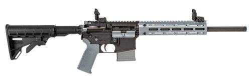 Tippmann Arms A101337 M4-22 LTE 22 LR 10+1 16" Black Parkerized Threaded Barrel, Matte Black Aluminum Receiver w/Picatinny Rail, Wolf Gray M-LOK Handguard Composite Forend, Black Polymer Stock, Gray G