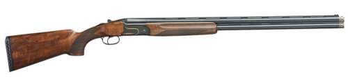 F.A.I.R. FRCRRAV1232 Carrera V  12 Gauge Break Open 3" 2rd 32" Black Over/Under Vent Rib Barrel, Black w/Gold Inlay Receiver, Walnut w/Adj Comb Stock, TechniChoke XP70 Choke System