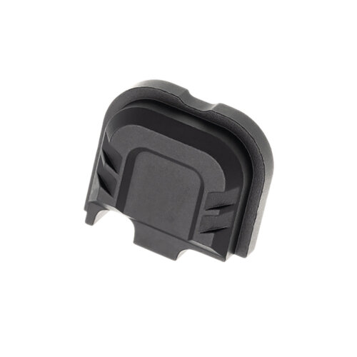Tyrant CNC TDG43X48SPBLACK Slide Cover Plate  Chevron Design Glock 43x/48 Black Aluminum