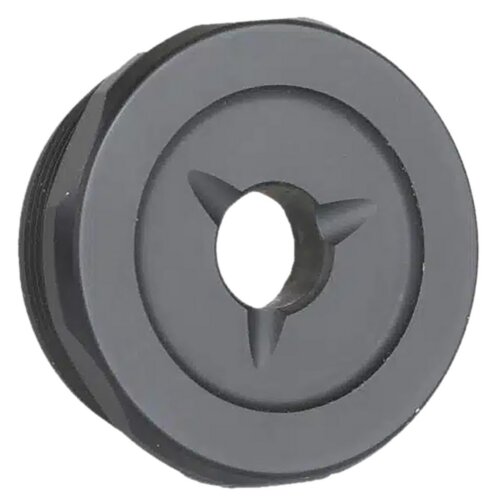 Jk Armament JK155LTEC45 LT Flash Reducer End Cap 45Cal Fits Aluminum Hard Anodized Black