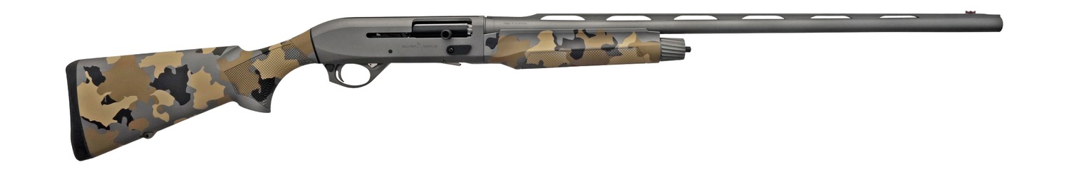 T R Imports A22026OS2 Alpha 2 20 Gauge 3" 4+1 26" Gray Cerakote Vent Rib Barrel & Receiver, Fixed Old School Camo Synthetic Stock