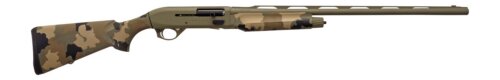 T R Imports A22026OS3 Alpha 2  20 Gauge 3" 4+1 26" OD Green Cerakote Vent Rib Barrel & Receiver, Fixed Old School Camo Synthetic Stock