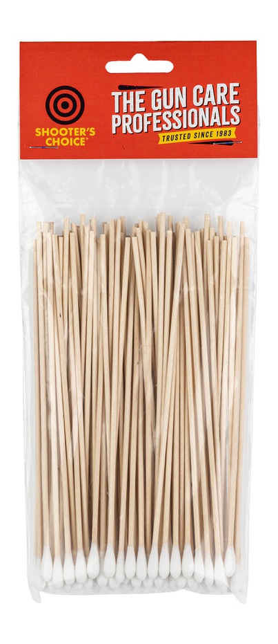 SHOOTERS SHF-241-100B GUN CLEANING SWABS 100PK