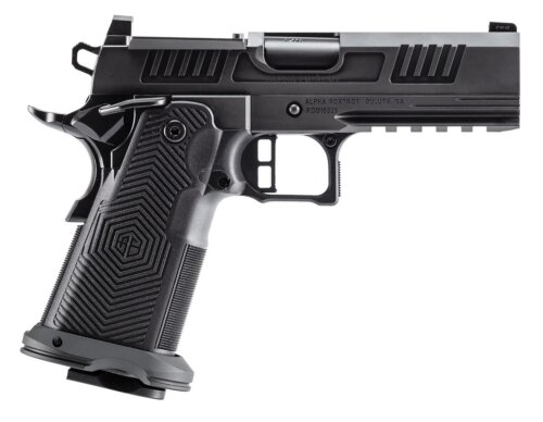Alpha Foxtrot AA39X4CID-XDBK13 AF1911 Romulus 45 ACP 13+1 4.25" Black DLC Stainless Steel Bull Barrel, Optic Ready/Serrated Slide & Frame w/Beavertail & Picatinny Rail, RMR/RMSc Footprint