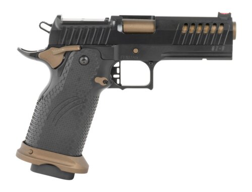 Fierce Firearms FGZ-9-C-BBZ Grizz Commander 9mm Luger 19+1 4.25" Black Bull Barrel, Steel Optic Ready/Serrated Slide, Burnt Bronze Cerakote w/Black Controls Steel Frame w/Accessory Rail, RMR Footprint