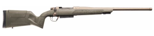 Christensen Arms 801-15055-01 Evoke  25 Creedmoor 4+1 20" Burnt Bronze Cerakote Threaded Barrel, Burnt Bronze Cerakote Drilled & Tapped Receiver, Picatinny Rail Forend, OD Green Fixed Synthetic Stock