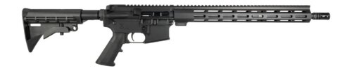 One Horse LLC OH-15 300 Blackout 30+1 16" Black Threaded Barrel, Black Receiver w/Picatinny Rail, M-LOK Handguard, One Horse M4 6 Position Black Polymer Stock, Black A2 Grip, A2 Flash Hider