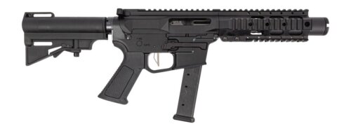 Dpms Panther Arms DP51655231780 Kitty Kat G9 9mm Luger 27+1 4" Black Nitride Heavy Threaded Barrel, Black Hardcoat Anodize Aluminum Receiver w/Picatinny Rail, M-LOK Handguard, Black Polymer DPMS CAR B