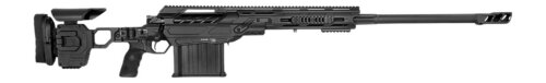 Cadex Inc CDX50DUAL5029BR40I2J5N CDX-50 Tremor 50 BMG 5+1 29" Black DLC Match Grade Threaded Barrel, Black DLC Aluminum Receiver w/Picatinny Rail, Adjustable Folding Hybrid Tan Stock, Black Polymer Gr