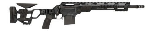 Cadex Inc CDXSSCOV308165CP20I2E1 CDX-SS Seven S.T.A.R.S. Covert Compact 308 Win 10+1 16.50" Black DLC Fluted Threaded Barrel, Black Cerakote Receiver w/Picatinny Rail, M-LOK Handguard, Black Folding S