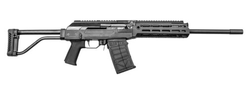 JTS Shotgun  M12AK  12 Gauge Semi-Auto 3" 5rd 18.70" Picatinny Rail Receiver, Skeletonized Black Synthetic Stock