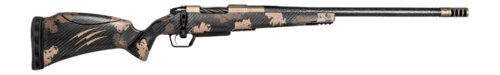 Fierce Firearms RIVSCX65PRC22BDS Carbon Rival XP 2.0 6.5 PRC 22" Smoked Bronze Cerakote Spiral Fluted Stainless Steel Barrel & Drilled & Tapped Receiver, Desert Shadow Camo Adj Comb Carbon Fiber Stock