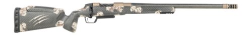 Fierce Firearms  CT Rival XP 2.0 300 PRC 20" Carbon Fiber Threaded Barrel, Smoked Bronze Cerakote Titanium Drilled & Tapped Receiver, Integral Rail Forend, Desert Shadow Camo Adj Comb Carbon Fiber Sto